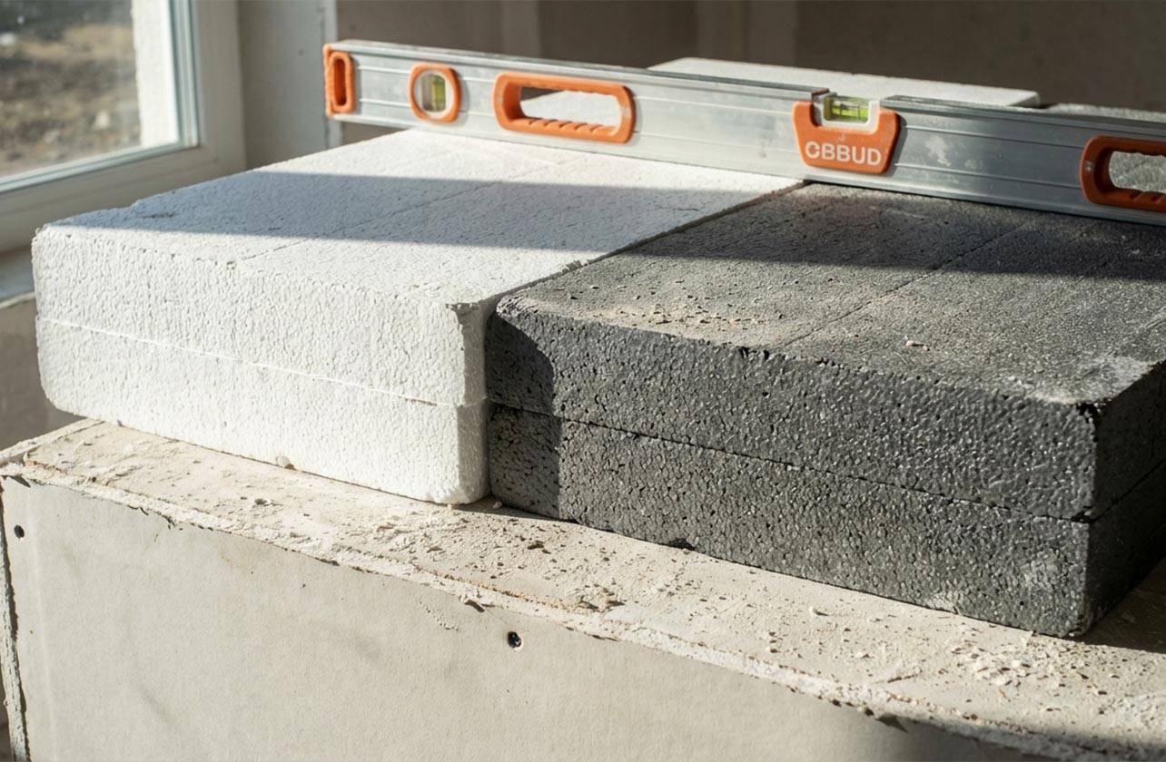 Styropian biały czy grafitowy? Porównanie parametrów i kosztów termoizolacji